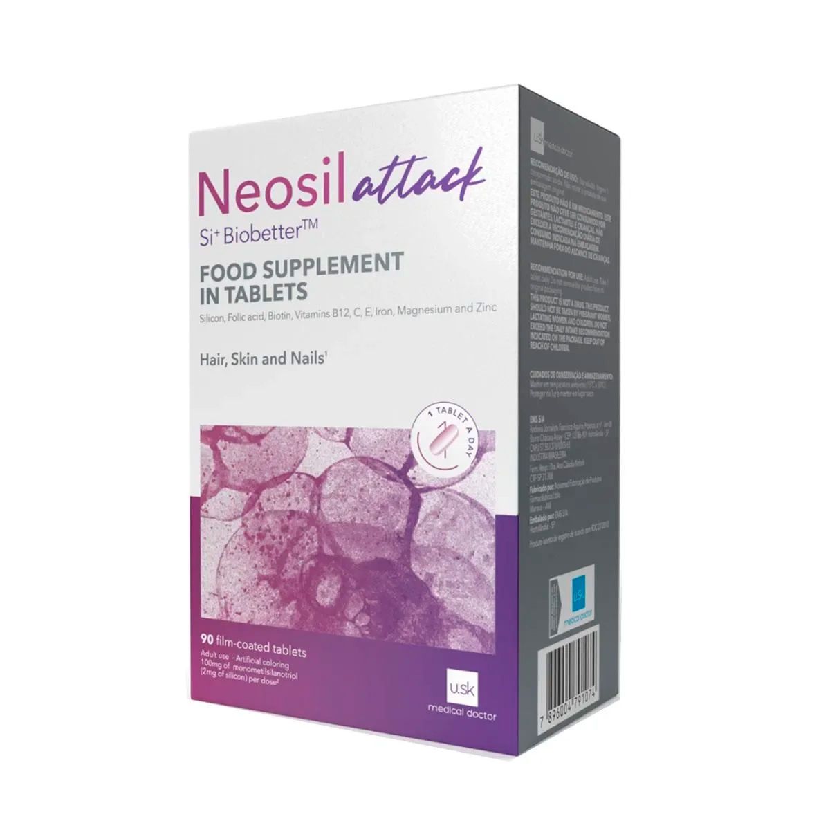 Neosil Attack Polivitamínico com 90 comprimidos